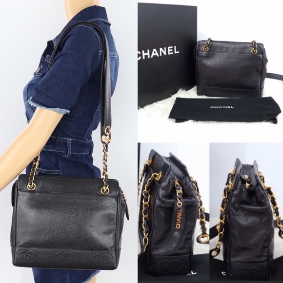💕✨CAVIAR✨💕 Zipper chanel tote